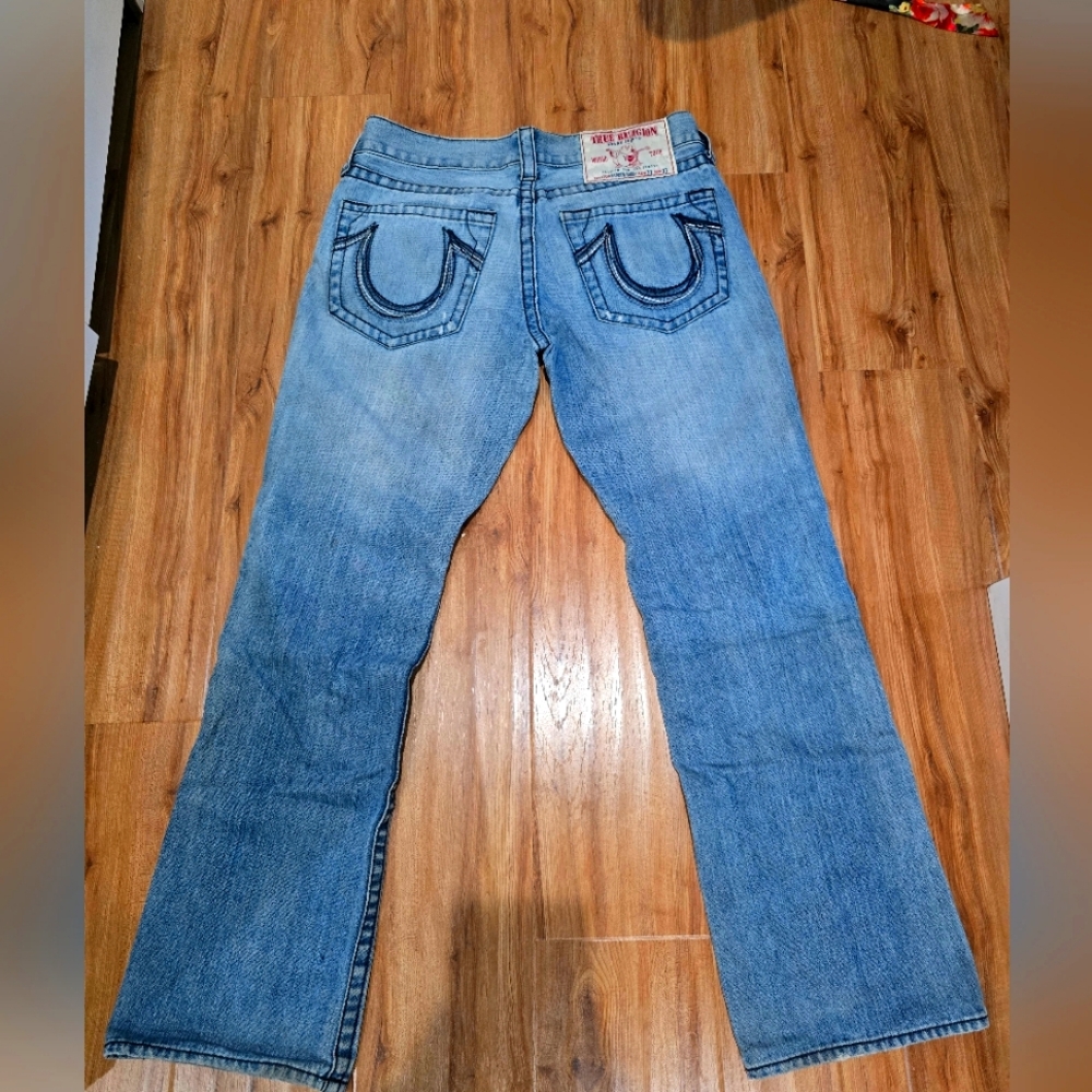 (Sold)True Religion Rainbow Bobby Jeans